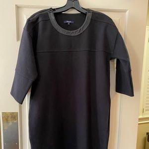 Black shirt dress/ long shirt
